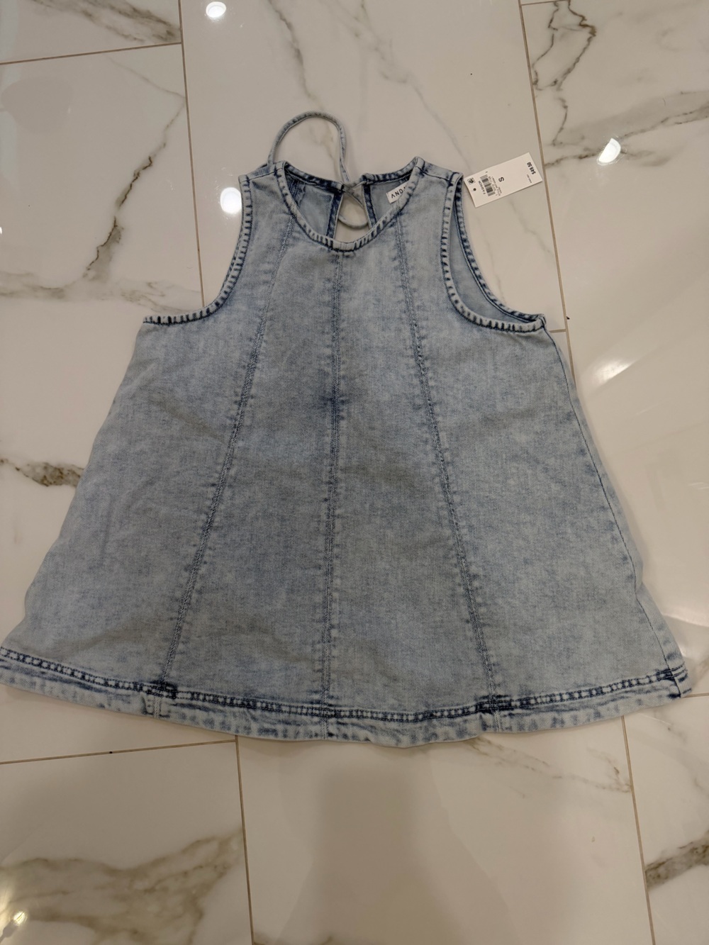 Light Wash Denim women’s top